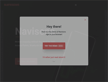 Tablet Screenshot of navisens.com